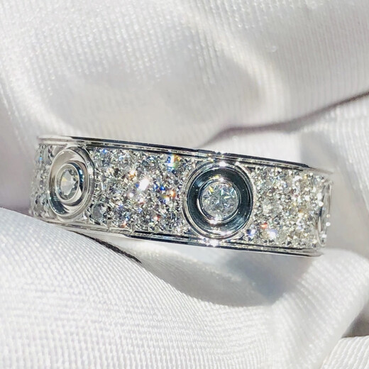 Chuxiao 18k gold ring for men and women rose gold color love classic wide and narrow version couple ring wedding deposit final payment