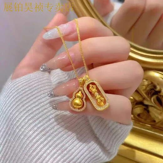 Zhanbo n ° 6627 pieds argent 990 Collier de palan Vajra Gold Vajra Luxury Nouveau créneau de créneau de la chaîne de clavicule Pied Silver