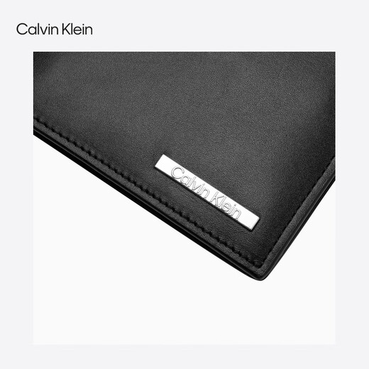 Calvin KleinJeans25春夏男士休闲商务ck多卡位证件零钱牛皮钱包礼物4D1003G