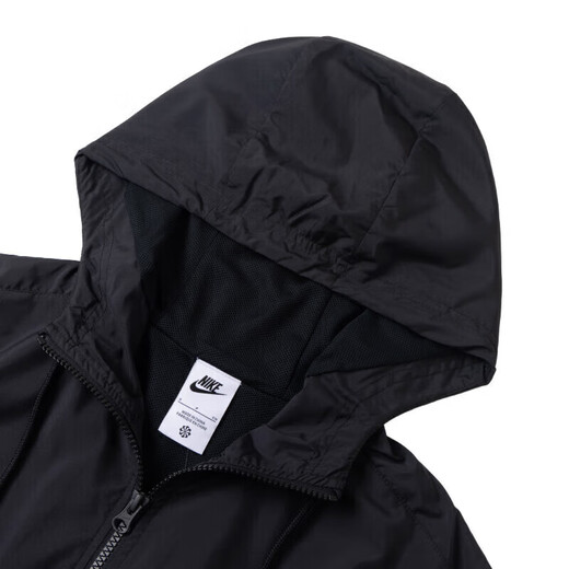 Nike (Nike) Sports Suit Femme 2025 Été Nouvelle veste à capuche Veste pantalon lâche pantalon décontracté Vêtements tissés Single Piece Top / FV6299-010 2xl