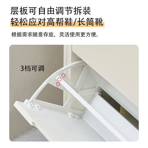 PUPAN TORE TOR Home-Schuhschrank Kleine Wohnung Raumsparende Tür zurück gegen die Wand und drehen Sie den Brustschrank weißer einfacher Multifunktionsschuhschrank an der Tür mattes grau-doppliger Schicht Modell 11-13780*240*