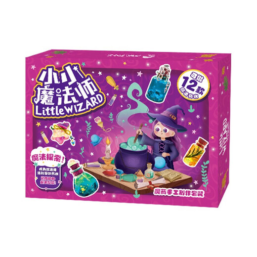 玩具先生小小魔法师儿童生日礼物DIY模拟女巫科学探索实验魔法药水瓶套装 礼盒豪华版小小魔法师送魔法棒+