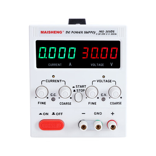 Maisheng (Maisheng) 15v30V5A Alimentation réglable Alimentation en courant continu Régloyant 100V3A 10A Platage de brosse et machine à brûler (MS1510DS) 0-15V (MS1502DS) 0-150V0-2A Affichage à quatre chiffres