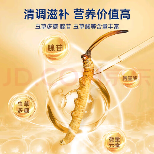 
Cordyceps sinensis (SF Express direct delivery) Tibetan high-altitude Cordyceps sinensis gift box high-end atmospheric and high-end Naqu Cordyceps 4 1 gram 50 pieces pack 2 pieces