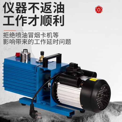 Seiko rotary vane vacuum pump 2XZ-4 two-stage high-speed repair air conditioner refrigerator small industrial air pump oil pump 2XZ-2 2XZ-0.50.5 liters 220V per second