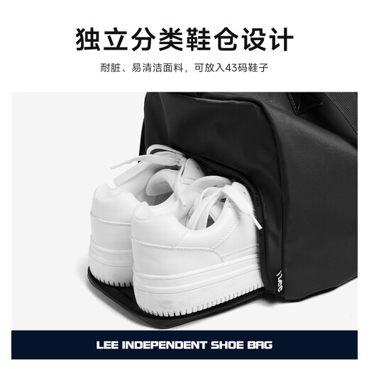 Lee Umhängetasche Herren große Kapazität Fitnessbeutel Trockener Nassstrennung Reisetasche Einfacher Umhängetaschen Business Trip Gepäck Speicher Speicherplatz