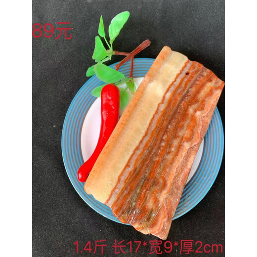 
Saitou natural pork stone slices, meat pieces, pork belly, strange stone ornamental stone shape stone Guangxi specialty gift ornamental gift ornamental 15913