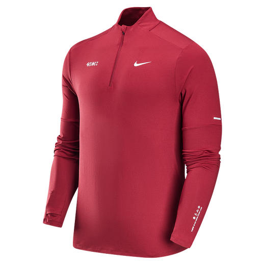 Nike (Nike) [Jinlang Sports] Männlicher Sonnenschutz Schnell trocken 1/4 Reißverschluss mit offenem Karten mit Top Sweatshirt HV8212-677 Farbe L.