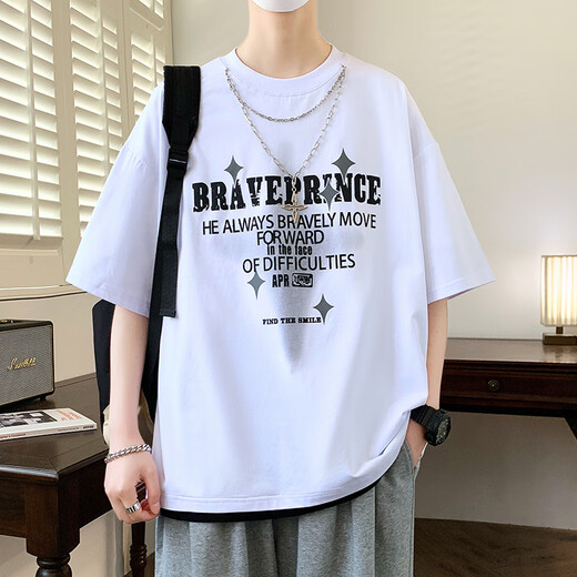 Boledi-Sommerkleidung, Junior- und Senior High School-Schüler, Baumwoll-Kurzärmel-T-Shirt, 13 hübsche, halbärische Kleidung, 12-jährige Jungen, halbärmelige Top, 693 Beige (einzelne kurzärmelige) hohe Qualität 160 m (70-98 Jin [Jin Equals ungefähr 0,5 kg]]]