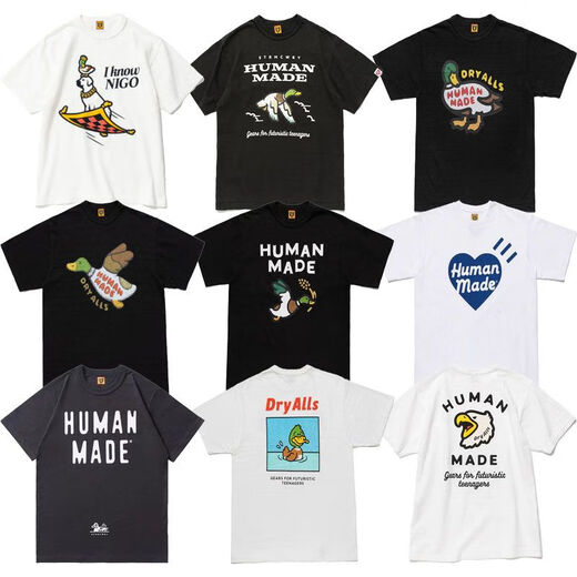 Fadenjue fo.g lettre anime canard imprimer décontracté t-shirt à manches courtes hommes et femmes caricatures amour hot 3882 blanc s
