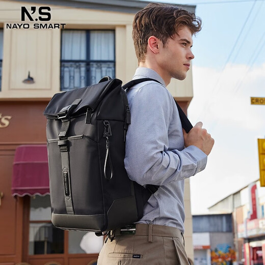 NAYO SMART2025新款双肩背包男女通勤商务16寸电脑书包大容量旅行HermanPro