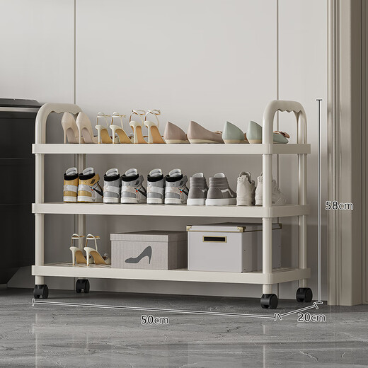 Nanye Shoe Rack Simple Shoe Rack Storage Rack Door Small Shoe Cabinet Shoe Storage Storage Rack SLXJ-6