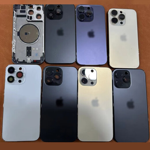 Z is suitable for Apple iphone14pro14promax middle frame back cover assembly original disassembly rear shell glass 14promax purple back cover assembly national bank original disassembly 9