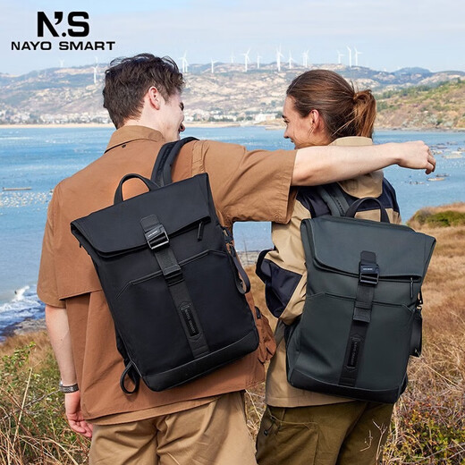NAYO SMART2025新款双肩背包男女通勤商务16寸电脑书包大容量旅行HermanPro