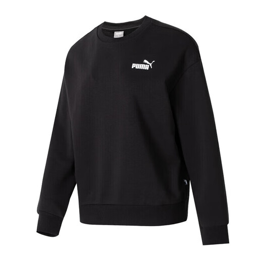 彪马（PUMA）女装 2525季跑步健身训练运动服户外时尚舒适透气休闲卫衣套衫 682274-01 XS