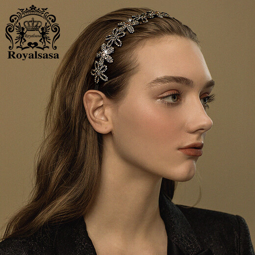 Royal sasa royal salsa headband hair accessories simple hairband face wash headband rhinestone hairpin hairpin bangs clip adult head accessories
