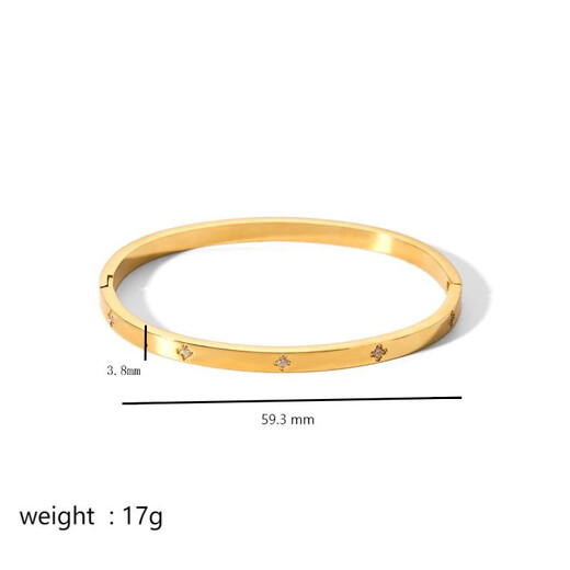 Bhiodha Bracelet européen et américain de style titane en acier