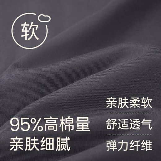 AnZhiBan JuhaoSleep couple pajamas summer cool stretch cotton fashion cartoon casual men and women home clothes can be worn outside brown gray female M