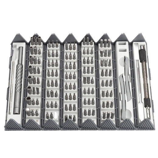 Kezhitu benutzerdefinierte Fukuoka-Werkzeuge FO-9227 Mobiltelefon Computergläser Reparaturschraubendreher Set Precision Cross One-Batch 128-Stück-Telekommunikations-Kombination FO-9227