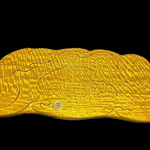 Clcey Golden Silk Nanmu Bandeja de té Raíz Tallado entero de madera sólida Kung Fu china Té de drenaje chino Registro de té Simple Sub-Light Grey 1047-880