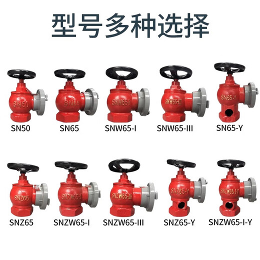 National standard indoor fire hydrant head fire hose valve joint rotating decompression fire hydrant box equipment accessories indoor fire hydrant SN50 (national standard)