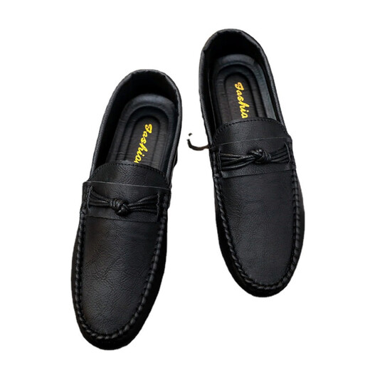 Zapatos de gorro de carpintería de carpintería para hombres 2025 nuevos zapatos de primavera para hombres británicos zapatos de cuero casual de cuero de hombres británicos