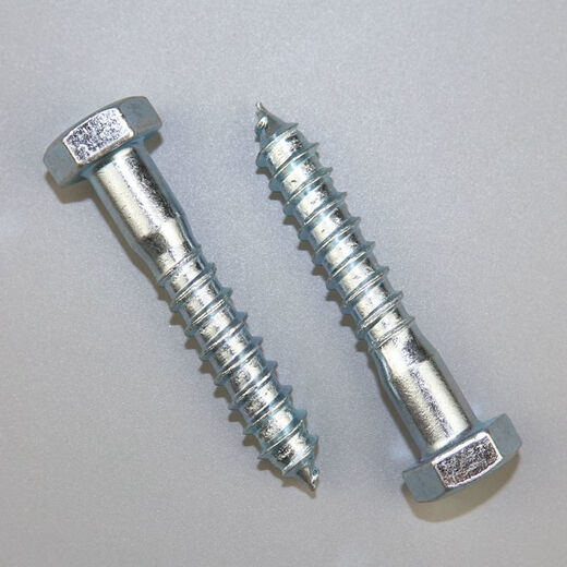 Tornillos de madera hexagonales bingyu, tornillos autodenominación hexagonales externos galvanizados, tornillos autodenominados hexagonales, tornillos de madera, DIN517 12805Jin [Jin equivale a 0.5 kg] aproximadamente 39 y media dientes