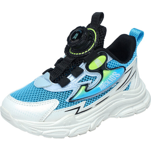 ABC Kids Kids's Shoes para niños y zapatillas de deporte para niños zapatos blancos de verano zapatos casuales de niñas 3527q cielo azul negro 34