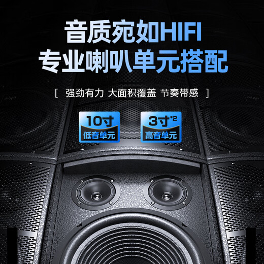 Patriot No wiring required One to two 10-inch wireless wall-mounted conference room Bluetooth professional speaker dance studio conference audio home indoor set gym classroom stage