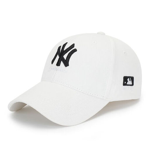 NEW NY MLB ERA hat men's and women's baseball cap Korean version new sunshade hard top trendy peaked hat sun protection versatile casual fashion embroidery NY black one size fits all size adjustable 52CM-63CM