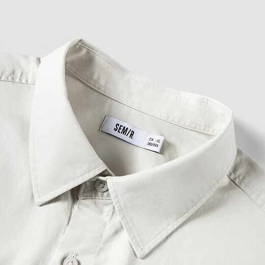 Semir short-sleeved T-shirt men's pure cotton shirt jacket workwear old washing summer top 101324104111