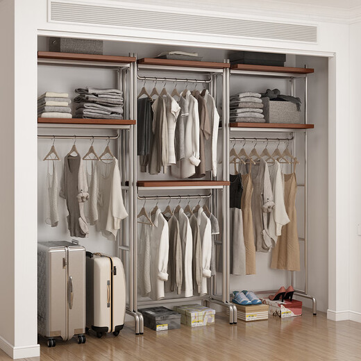 Мебель Fenmu Open Wardreobe Nordic Iron Walk-in Hanger Floordling Sdiefrom