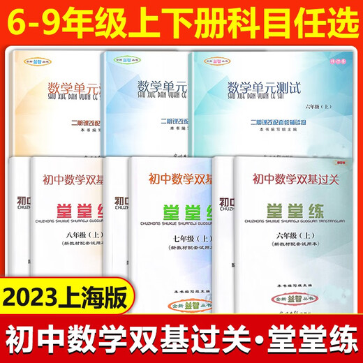 2023-2024学年 初中数学单元测试双基过关堂堂练 初中六七八年级上下册678年级二学期 八下参考答案 光明日报出版社 中学教辅 含答案八年级下 数学堂堂练 初中通用