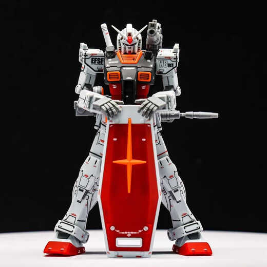 星动GTO元祖HG1/144雷霆RX-78-2机器人拼装模型玩具节日礼物手办 集模社-电镀新生百式(送水贴/支 模型