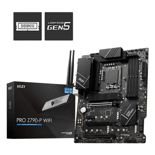 微星（MSI） B760 Z790 主板 搭 英特尔 i7 主板CPU套装 板u套装 PRO Z790-P WIFI DDR5 i7 13790F