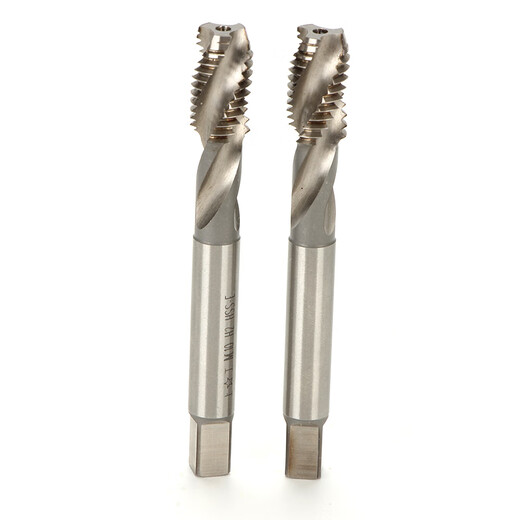 Shanggong 5 pieces special spiral flute taps for martensitic stainless steel M12 tapping cobalt-containing high-speed steel spiral taps
