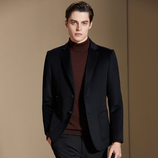 Antonio wool + cashmere business yarn-dyed plaid woolen suit commuter style men's business casual suit jacket