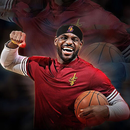 糜鸿 MIEHONE篮球发带男生止汗吸汗头巾nba球队湖人篮网勇士运动学生导汗头带 联盟白