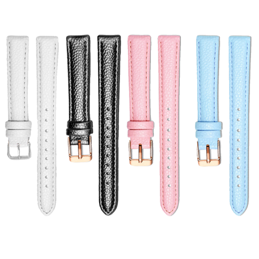 Adapté à Student Watch Disney Strap MK-14136 Children's's MK-14152 Leather 14137 Modèle de lyche de 14 mm Sky Blue STRAP LYCHEE MOTEL 14 mm