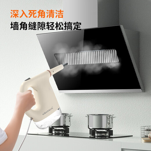 NINTAUS steam high-pressure cleaning machine household kitchen range hood multi-functional high temperature high temperature and high pressure cleaning machine white NINTAUS machine + 7 kinds of accessory heads