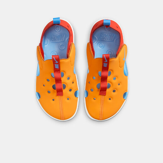 NIKE Nike toe-toe anti-collision sandals for boys and girls S PROTECT4 summer water-resistant quick-drying children's beach sports shoes HF6277-800 (PROTECT 4) 28 Recommended foot length 17cm