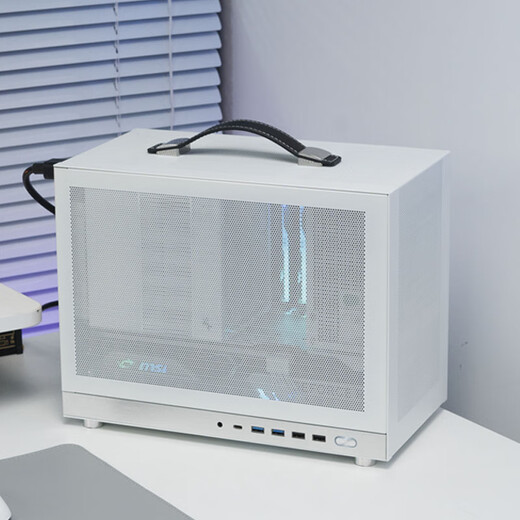 G300 MATX case (about 16L/portable case/340mm long graphics card/164mm air cooling/14CM ATX power supply/Type-c) G300 white model
