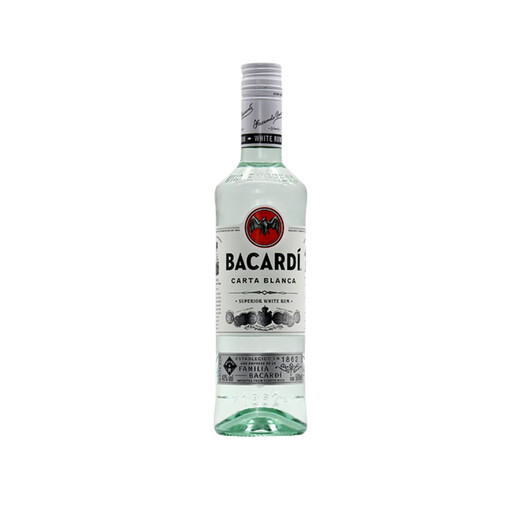 百加得（Bacardi）白500ml朗姆酒莫吉托mojito鸡尾酒基酒调酒烘焙洋酒 百加得白 200mL