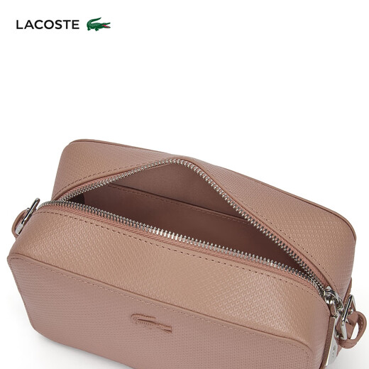 
Lacost (LACOSTE) French Crocodile Women's 24 Autumn New Mini Lightweight Classic Versatile Crossbody Bag NF3879KL Official Flag N76/Pink