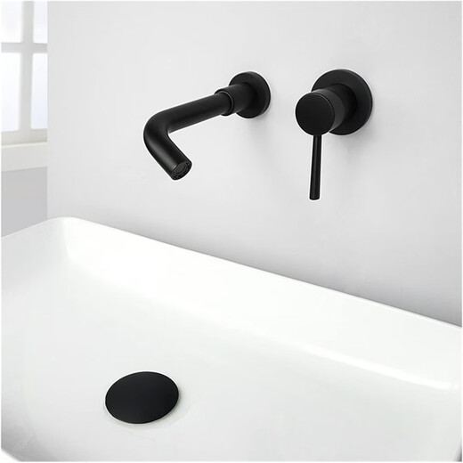 Kohlers neues Home Retro Wall-Wasserhahn versteckt in bedeckte heiße und kalte Kupfer Badezimmer Waschbecken Waschland SH-713F Antique-Bras-Gelenk