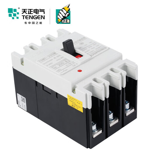 El interruptor disyuntor de caja moldeada SMS CV 2-250M/3300 tiene una capacidad de interrupción de cortocircuito de límite superior de 50 KA TGM1-250M TGM1-250M/3300(3P) 250A