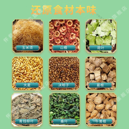 北京同仁堂玉米须茶青钱柳玉米须桑叶茶养生茶包葛根决明子组合茶 5盒青钱柳玉米须桑叶茶