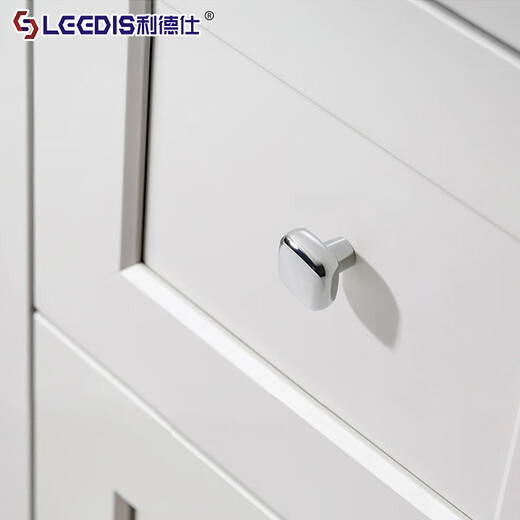 Lides französische leichte luxuriale chrom leuchtend silberisch kabinett Türgriff moderne einfache cremefume Schrank Schrankschubladenschrank Griff 6626 Loch Abstand: 128 mm