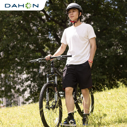 大行（DAHON）26寸27变速碟刹折叠山地自行车成年人男女山地车XAA673M 消光黑 26英寸  26英寸