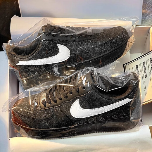 ZLZP classic sneakers for men Air Force One 2025 autumn new aj thick sole heightening casual shoes fashion sports shoes for men black and white diamonds full of stars flagship quality + SF Express 42